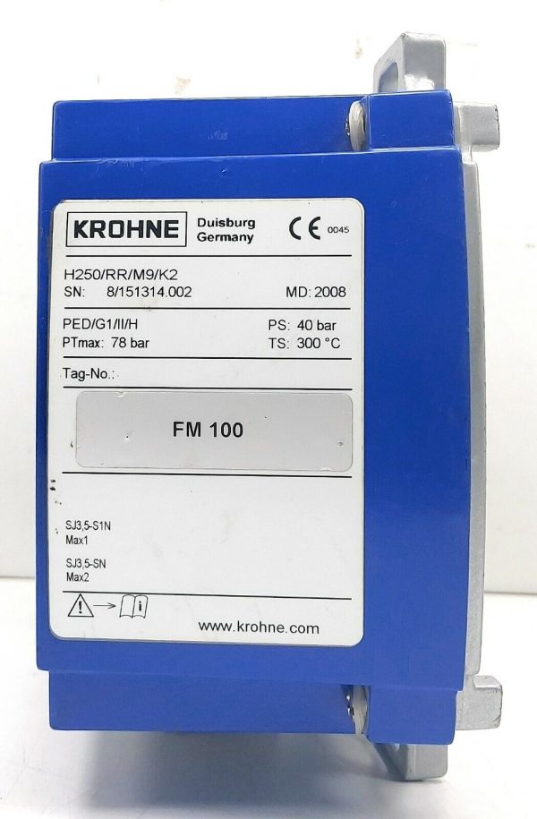 😏 NEW KROHNE FLOW METER 2,5 MM DK800R WITH BRACKET