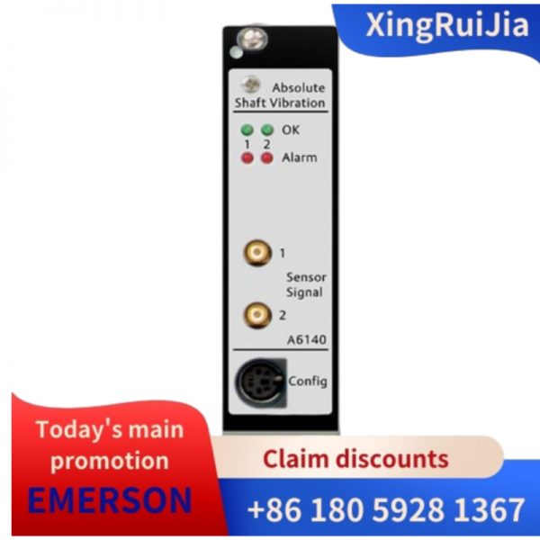Emerson A6140 controller vibration monitoring module in stock